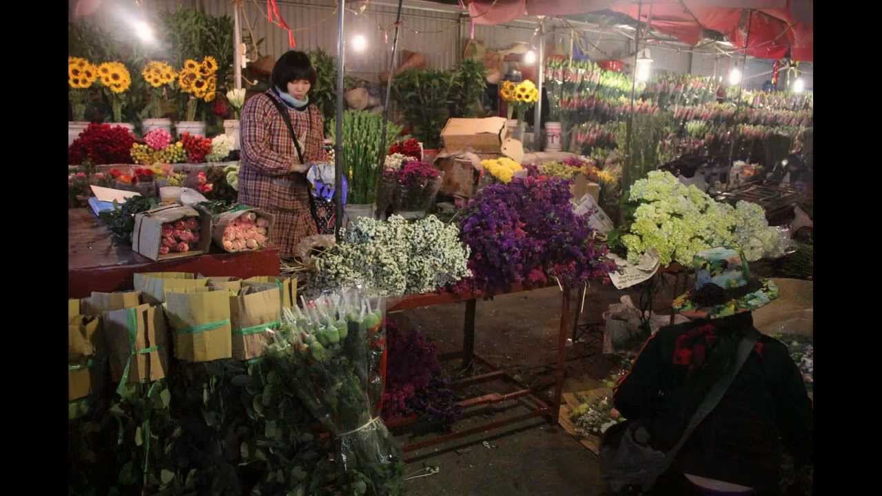 5 chợ hoa tươi ở Hà Nội cần phải biết khi kinh doanh hoa Tết 2018