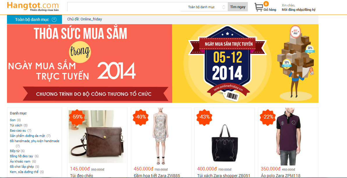 Những con số ấn tượng của ngày mua sắm trực tuyến đầu tiên tại Việt Nam –  Onlinefriday